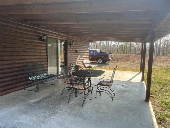 View of patio