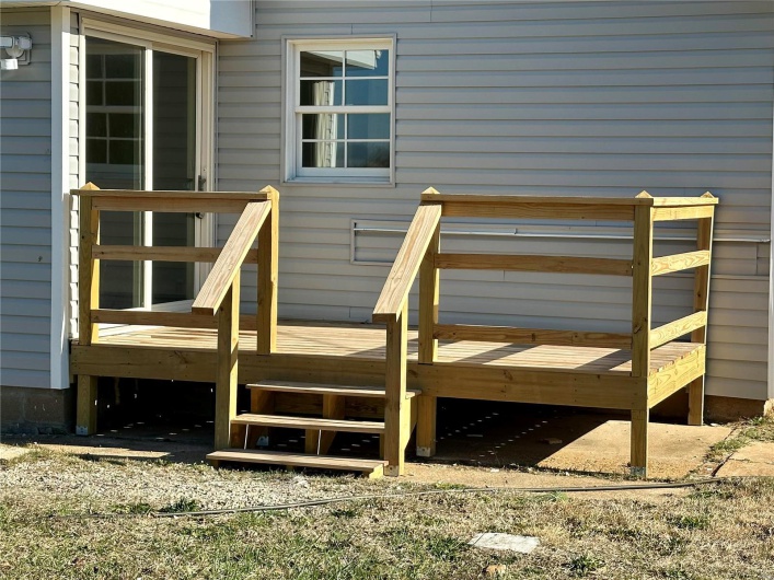 View of deck