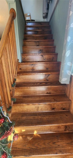 View of stairs