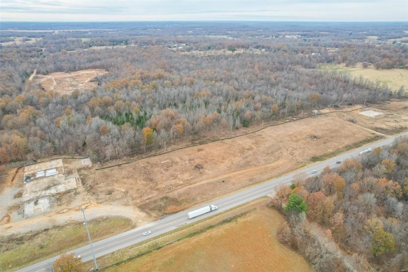 Drone / aerial view with a rural view