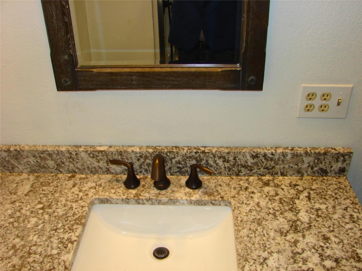 Room details with vanity