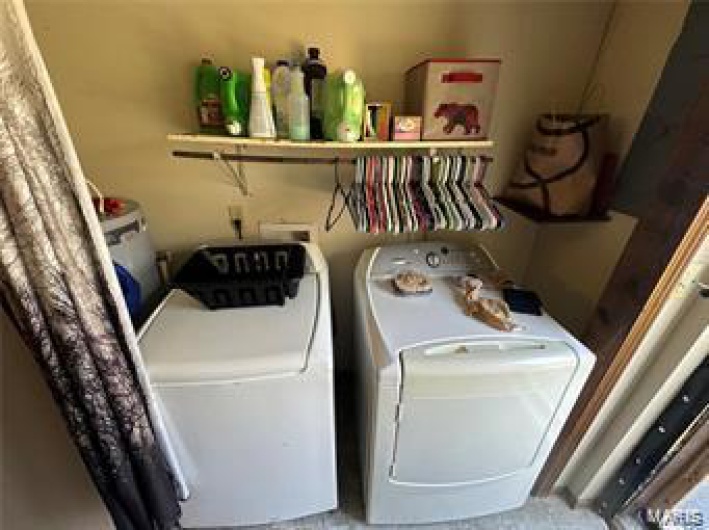 Laundry area with washer and dryer