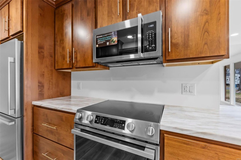 Kitchen featuring stainless steel appliances