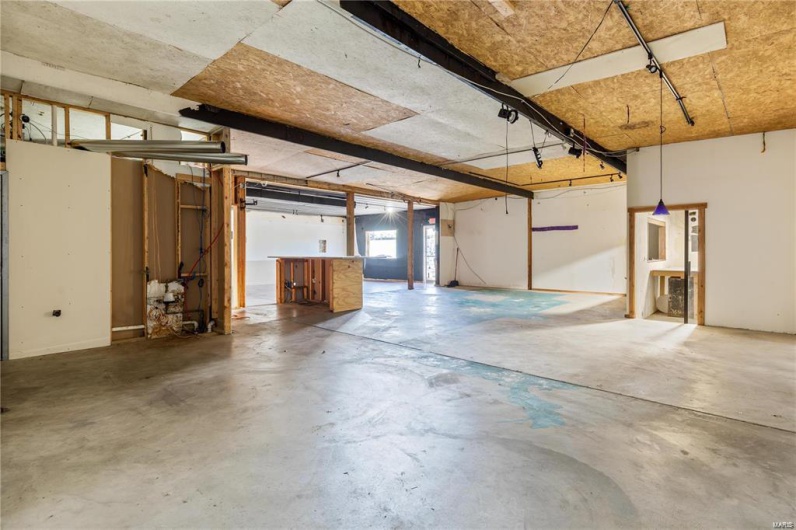 View of basement
