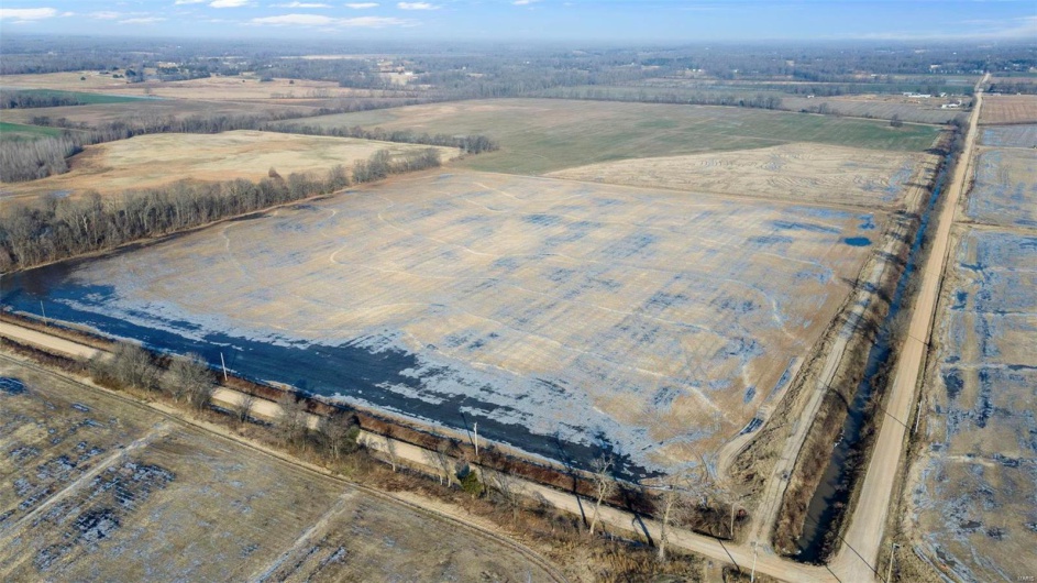 Aerial view with a rural view