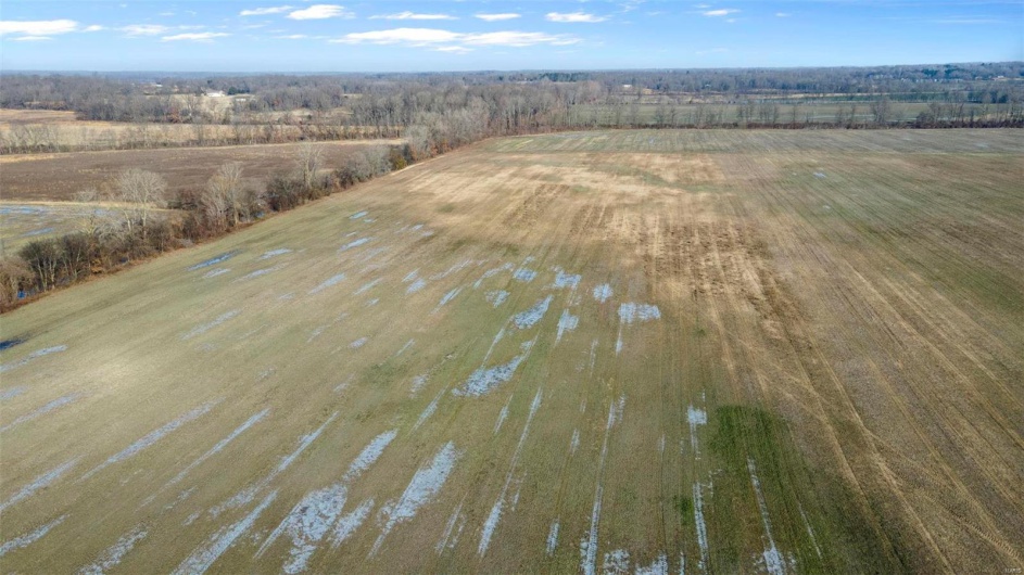 Aerial view with a rural view