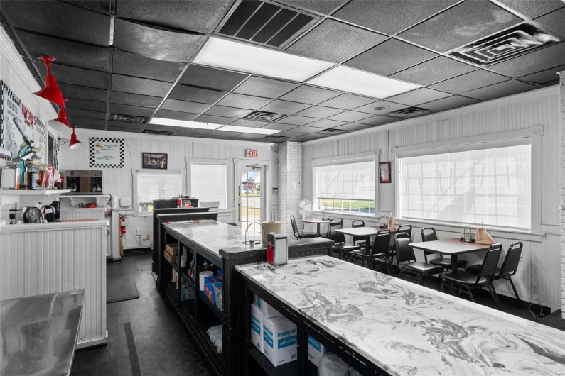 Kitchen featuring a paneled ceiling