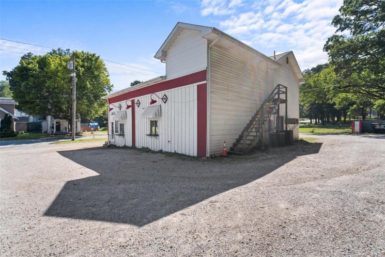 View of outbuilding