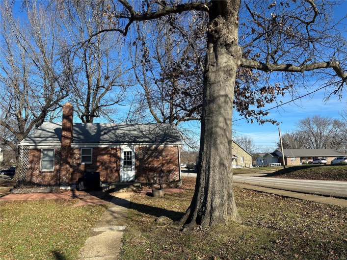 View of back of home