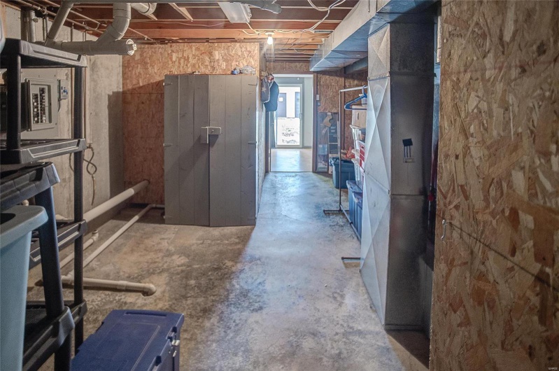 View of basement