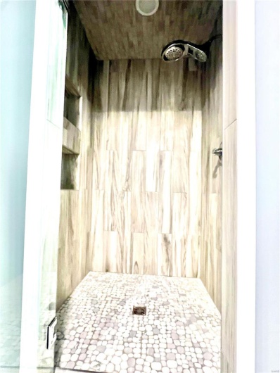 master bath shower upstairs