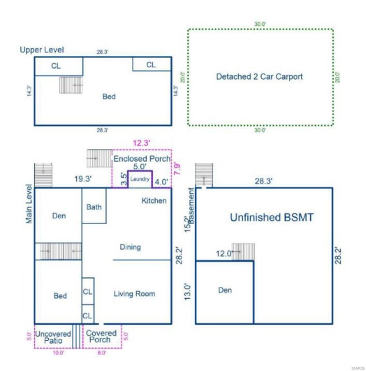 9302 Main Street, Altenburg, Missouri 63732, 3 Bedrooms Bedrooms, 5 Rooms Rooms,1 BathroomBathrooms,Residential,For Sale,Main,MAR24014109