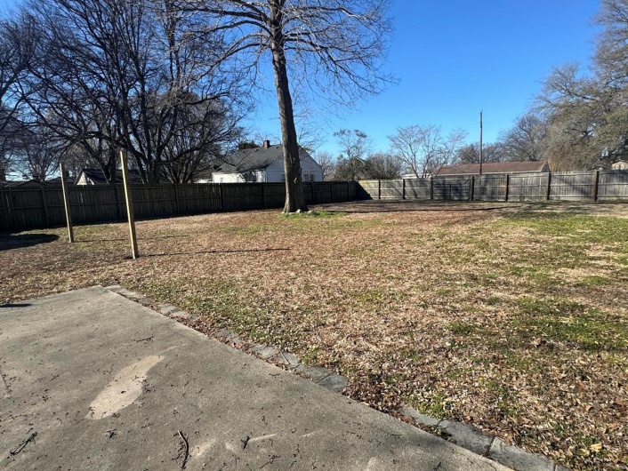 View of yard