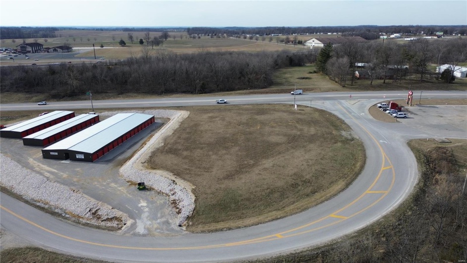 Drone / aerial view with a rural view