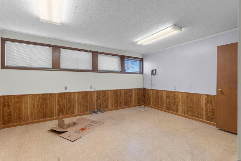 Spare room with crown molding