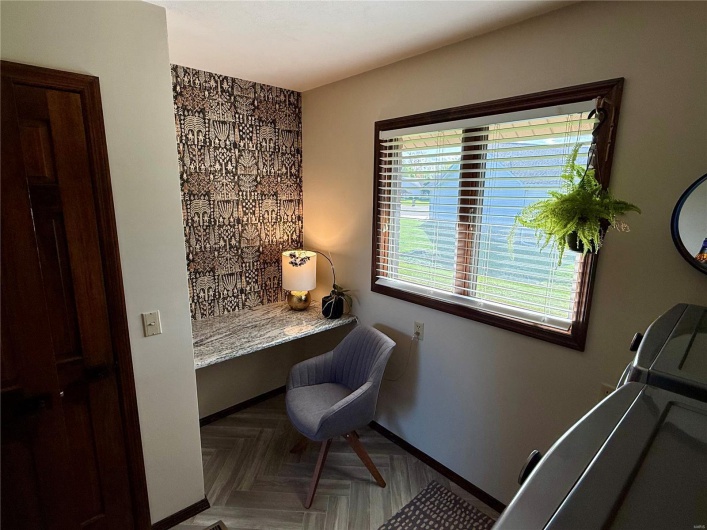 Office space featuring baseboards