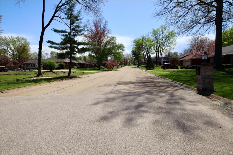 View of road with a residential view