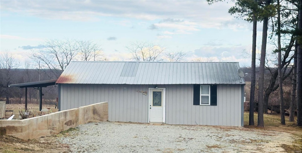 View of outbuilding