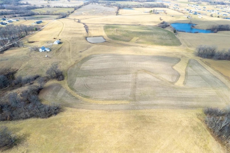 Drone / aerial view with a rural view