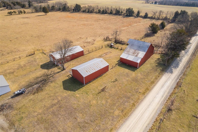 Bird's eye view with a rural view