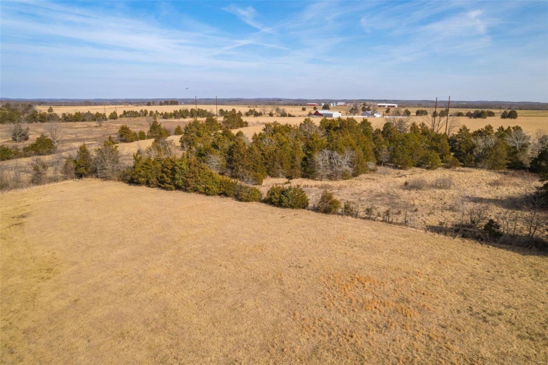 Aerial view featuring a rural view