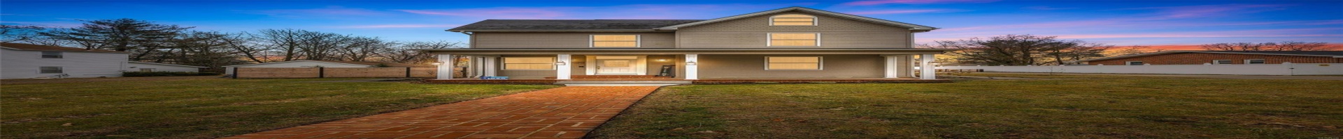 Residential For Sale View of front of home featuring a lawn and a porch