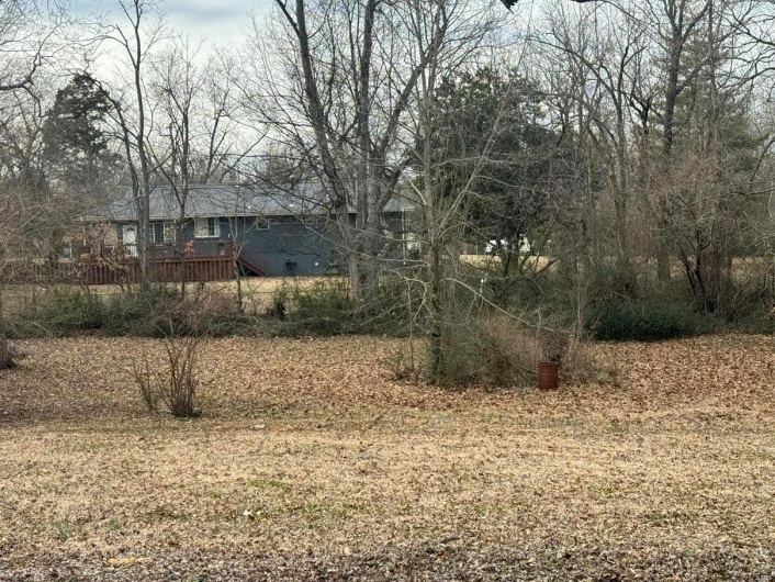View of yard featuring a deck