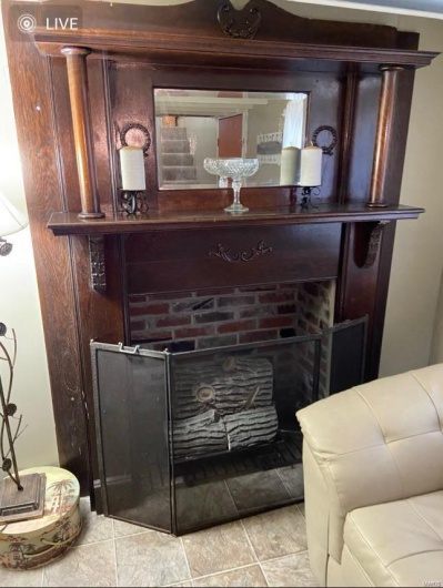 Details with a fireplace