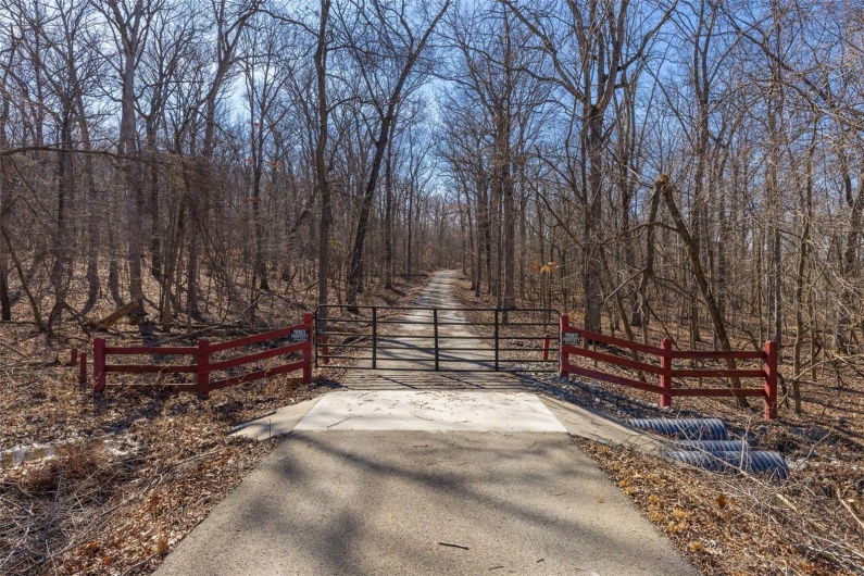 Half mile private driveway