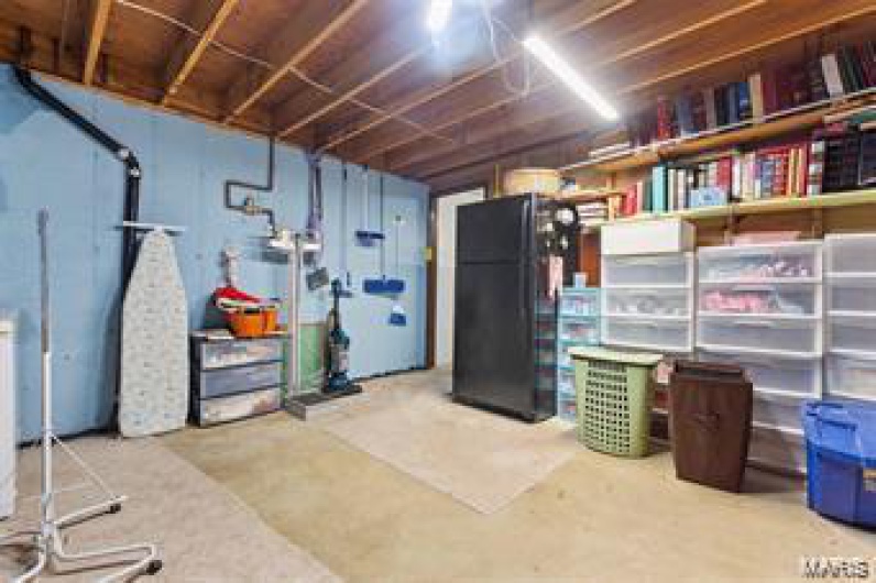 View of storage room