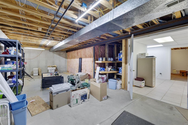 View of basement