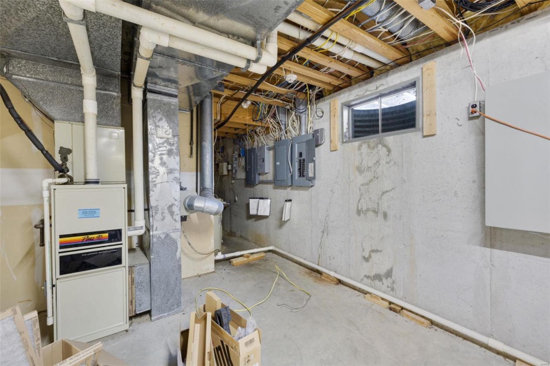 Utility room featuring electric panel