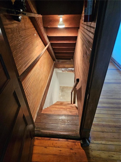 View of stairway