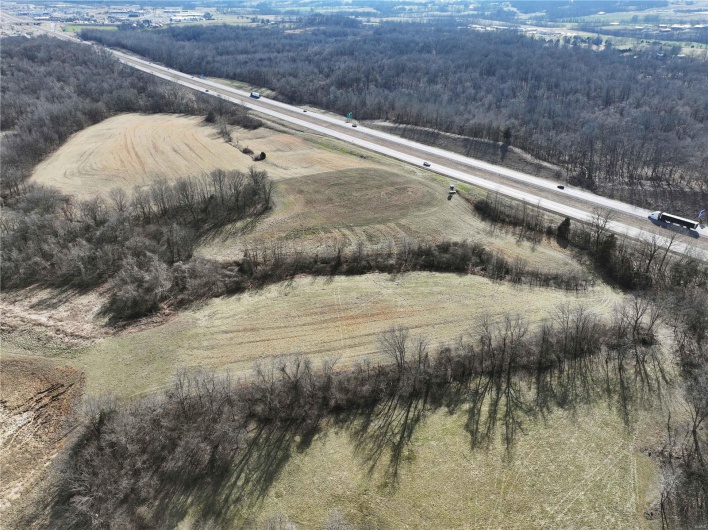 Bird's eye view with a rural view