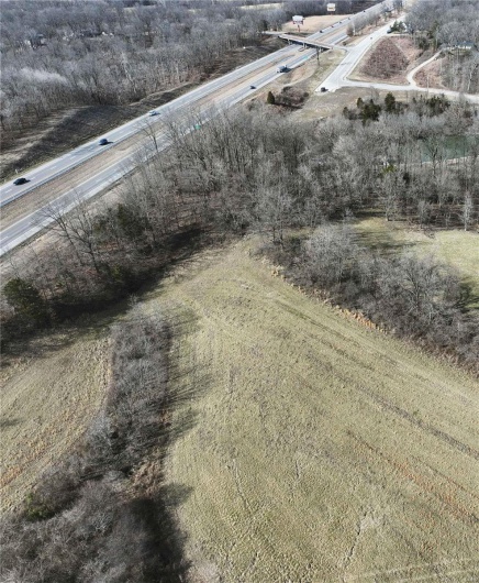 Bird's eye view with a rural view