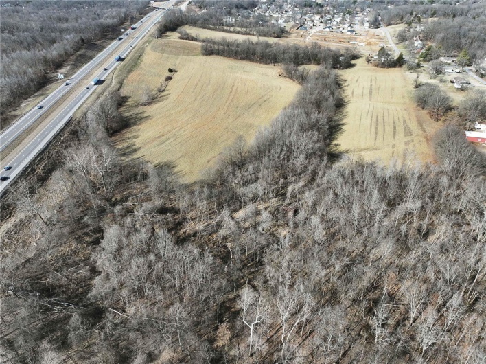 Drone / aerial view featuring a rural view