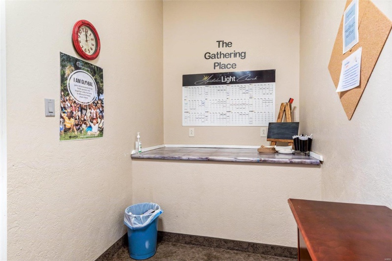 View of reception area