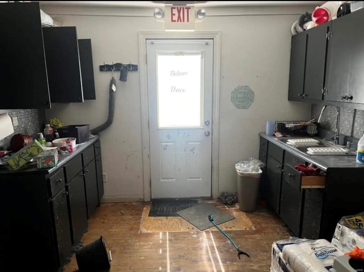 Kitchen with sink