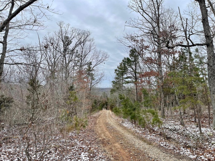 View of private road