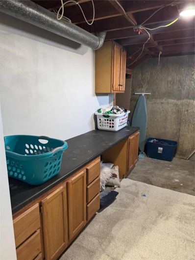 View of basement