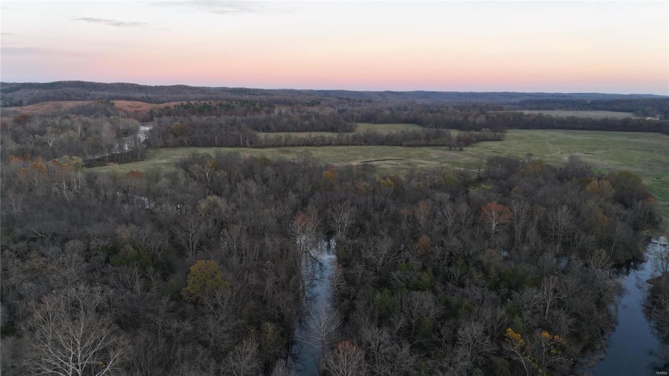 View of aerial view at dusk