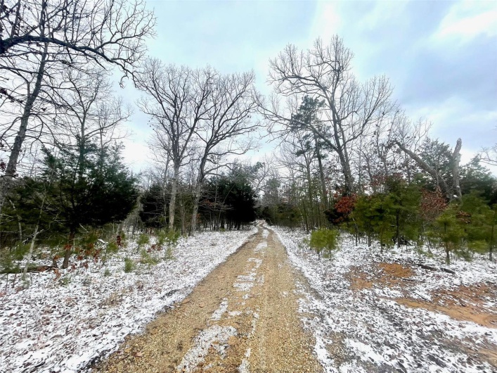 View of private road