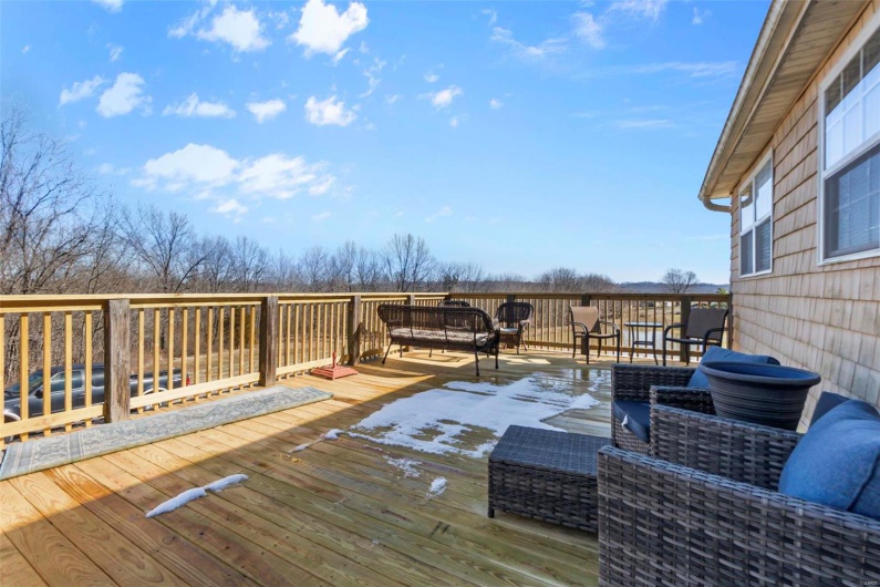 View of deck