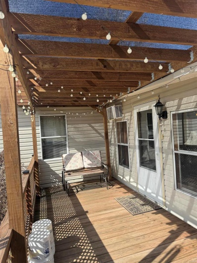 View of deck