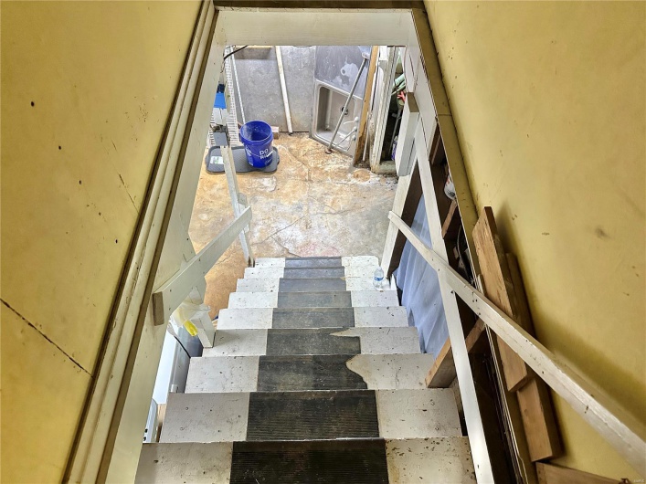 View of stairway