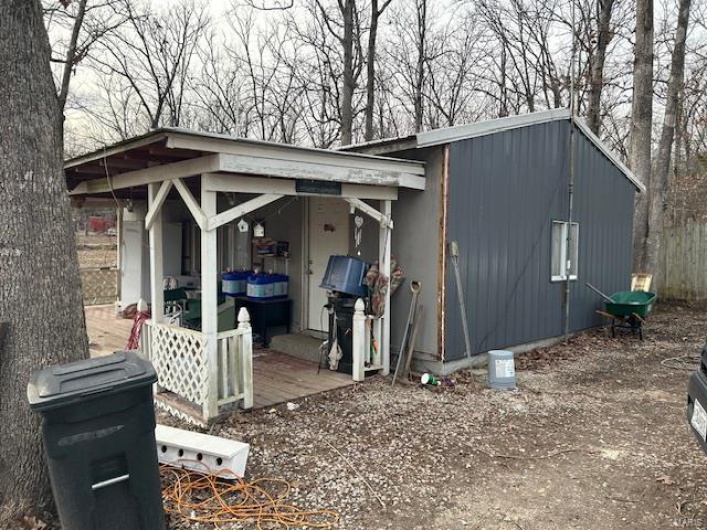 View of outbuilding