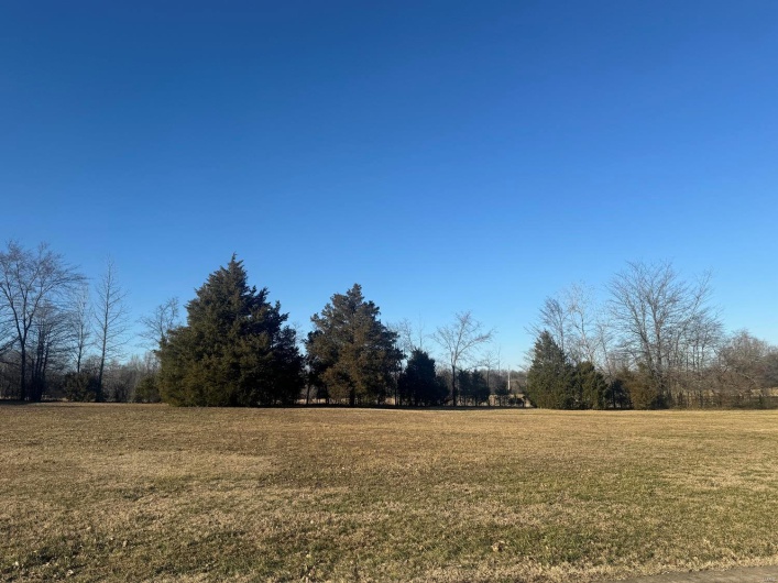 View of yard with a rural view