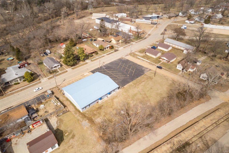 Aerial view featuring a residential view