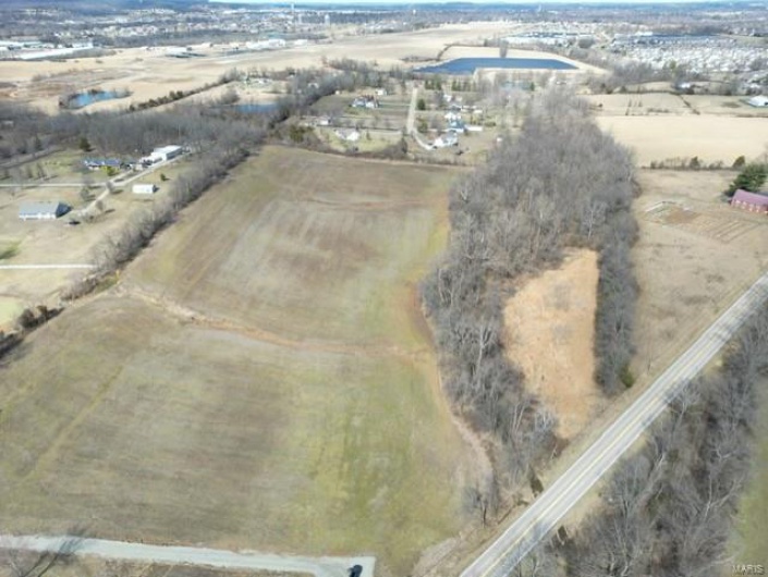 Drone / aerial view featuring a rural view