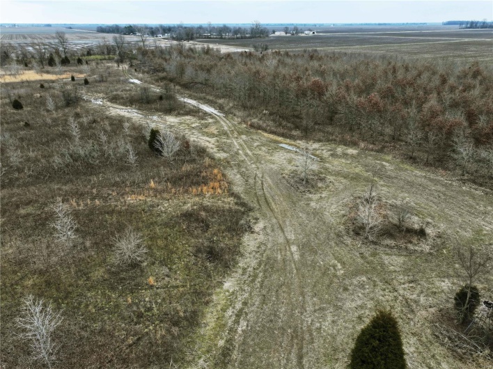 Drone / aerial view with a rural view